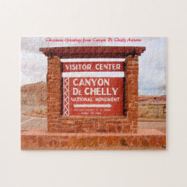 Arizona Canyon De Chelly.julhälsningar Pussel