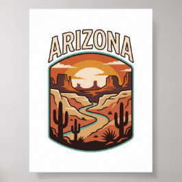 Arizona Canyon Heritage Poster