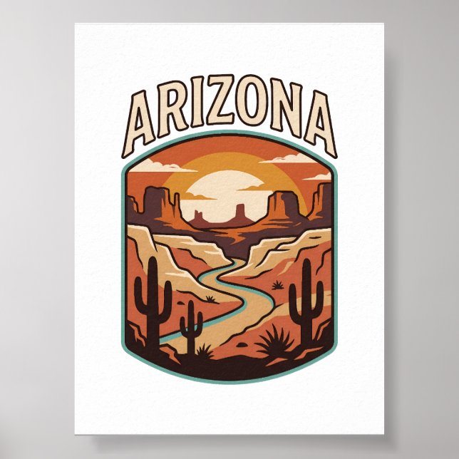 Arizona Canyon Heritage Poster (Framsidan)