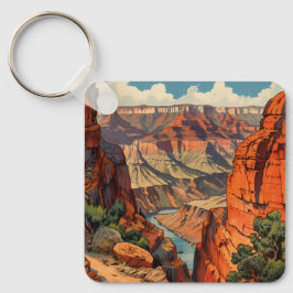 Arizona Canyon Road Trip-minne Nyckelring