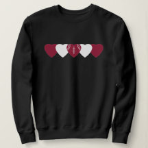 Arizona Cardinals Heart Football Mörk