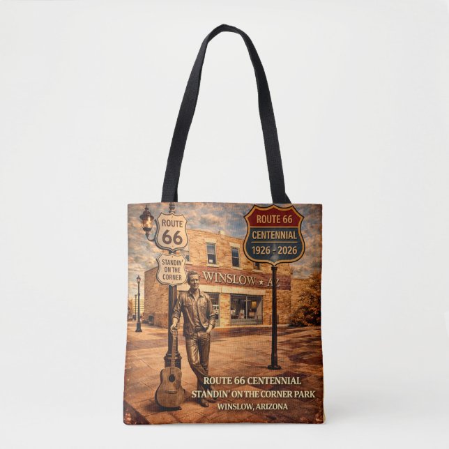 Arizona Centennial Route 66 Carryall Tygkasse (Framsida)