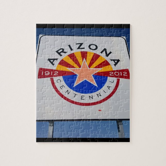 Arizona Centennial-skylten Pussel (Vertikal)