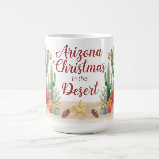 Arizona Christmas In desert  Kaffemugg (Center)