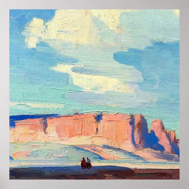 Arizona Clouds av Edgar Payne Poster (Framsidan)