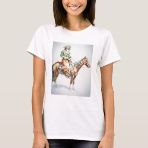 Arizona Cowboy, 1901 (crayonen på papper) T-shirt