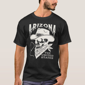 Arizona Cowboy Skalle Beige T Shirt