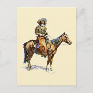 Arizona Cowboy vintage 1907 Frederic Remington Vykort