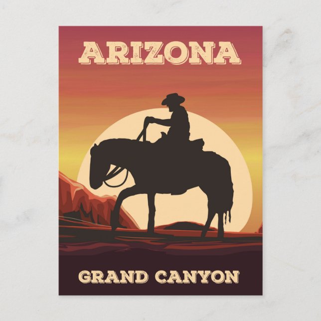 Arizona Cowboy Vykort (Framsida)