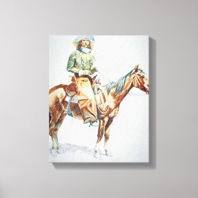 Arizona Cowboyen, 1901 (krake på papper) Canvastryck (Framsida)