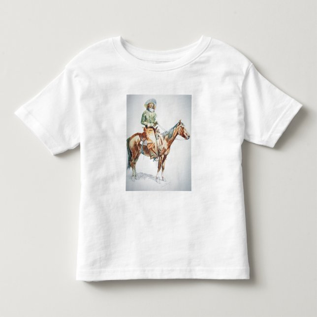 Arizona Cowboyen, 1901 (krake på papper) Tee Shirt (Framsida)