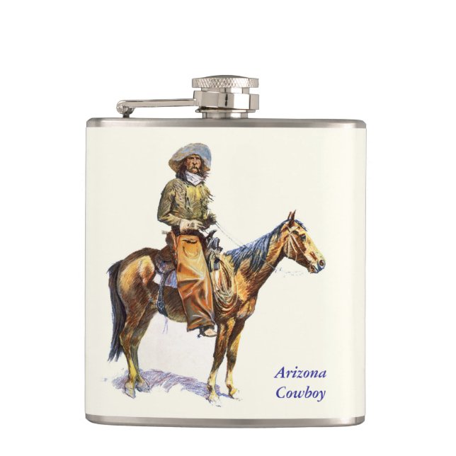 Arizona CowboyRemington konst Fickplunta (Framsidan)