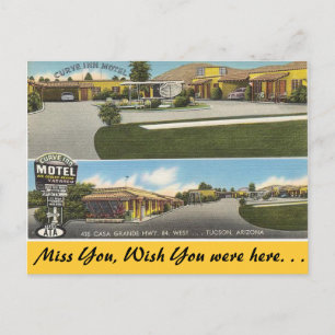 Arizona, Curve Inn Motel Vykort