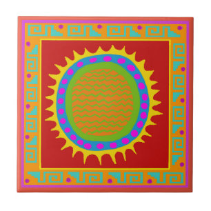 Arizona Del Sol - Kakel - Röd Gul Blå Rosa
