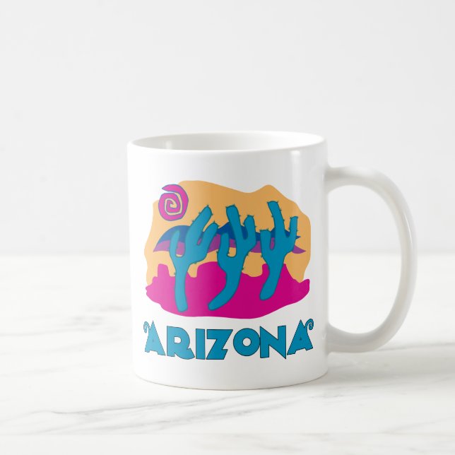 Arizona Desert Blue Kaffemugg (Höger)