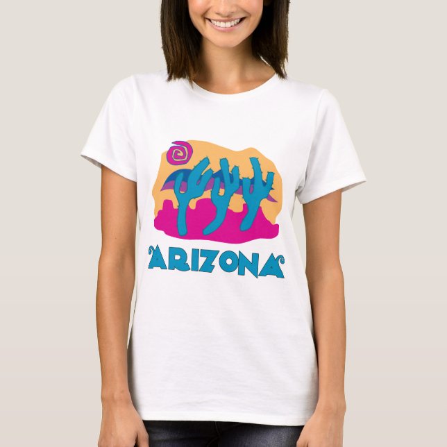 Arizona Desert Blue Tee (Framsida)