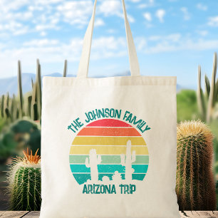 Arizona Desert Cactus Sunset Personlig Tygkasse