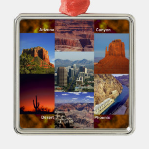 Arizona Desert Collage Julgransprydnad Metall