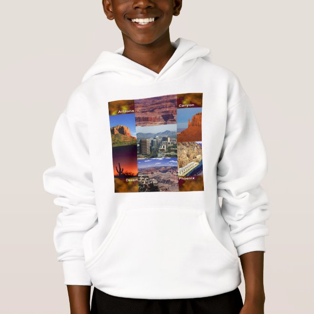 Arizona Desert Collage T Shirt (Framsida)