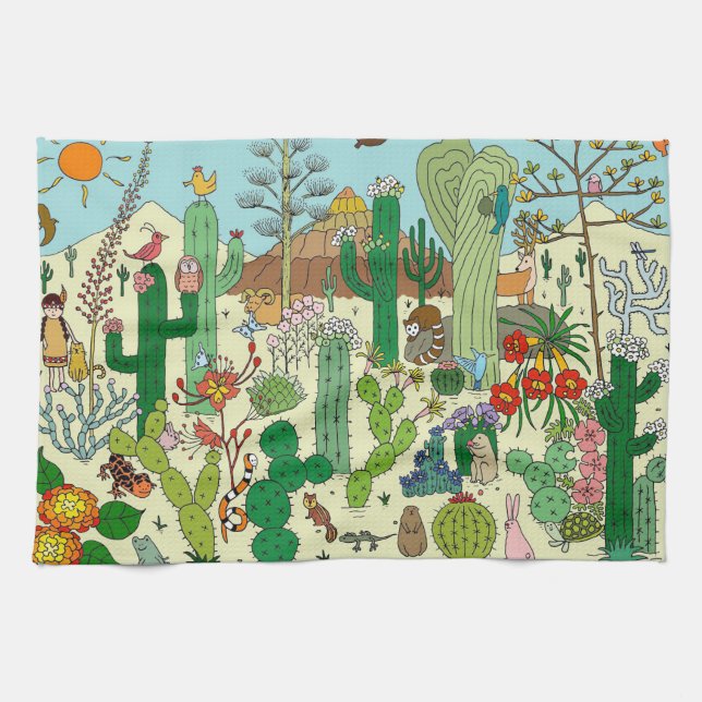 Arizona Desert Kökshandduk (Horisontell)