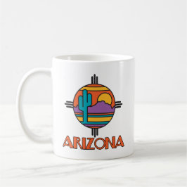 Arizona Desert Mandala Kaffemugg