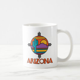 Arizona Desert Mandala Kaffemugg