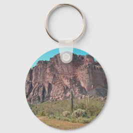 Arizona Desert Mountain Photo Ligcape Nyckelring