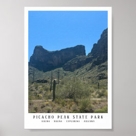 Arizona Desert Picacho Peak State Park Keepsaké Poster