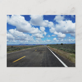 Arizona Desert Road i sydvästra USA Vykort