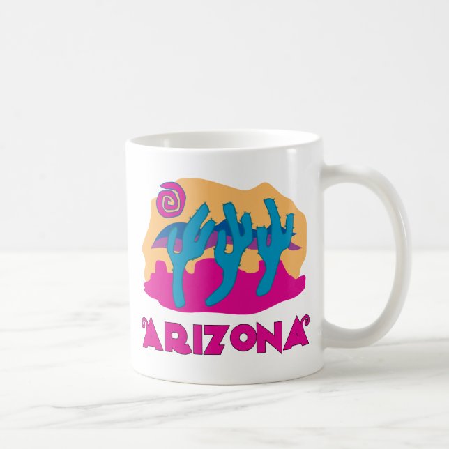 Arizona Desert Rosa Kaffemugg (Höger)