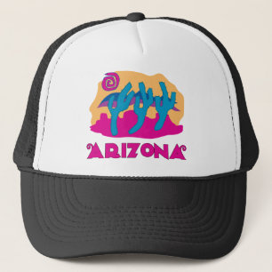 Arizona Desert Rosa Truckerkeps