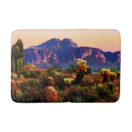 Arizona Desert Scenery Superstition Mountain Badrumsmatta