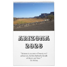Arizona Desert Southwest Calendar