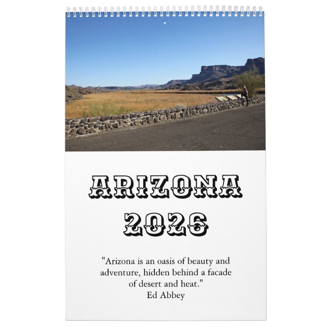 Arizona Desert Southwest Calendar Kalender (Omslag)