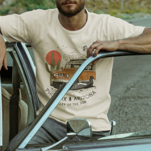 Arizona Desert Sunset Road Resa Cactus Phoenix T Shirt