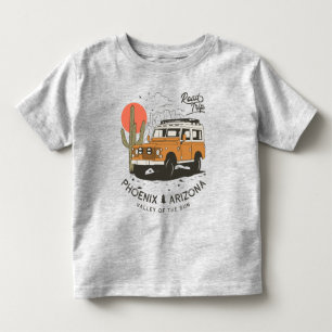 Arizona Desert Sunset Road Resa Cactus Phoenix T Shirt
