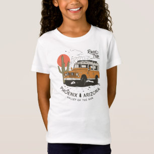 Arizona Desert Sunset Road Resa Cactus Phoenix T Shirt