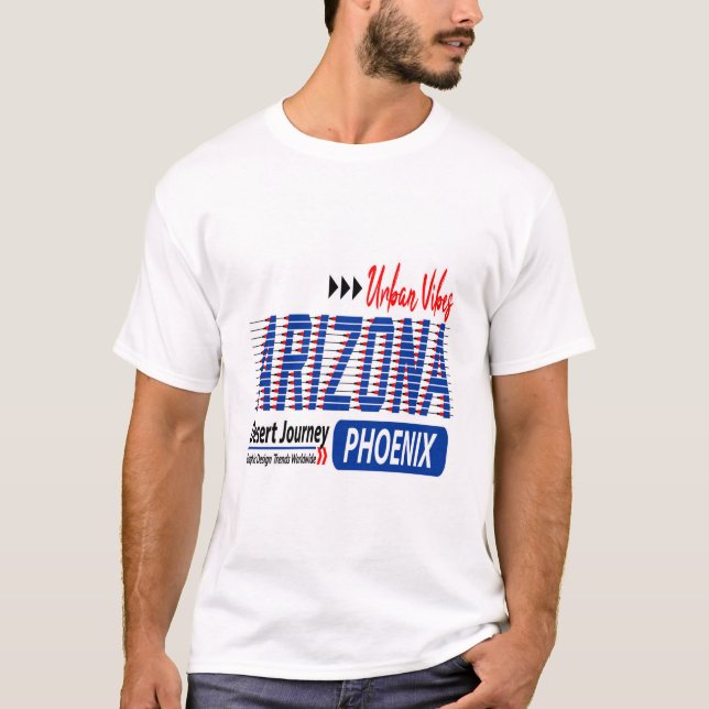 Arizona-design T Shirt (Framsida)