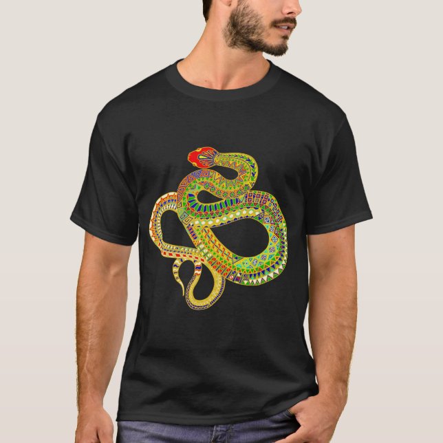 Arizona Diamondback Rattler T Shirt (Framsida)