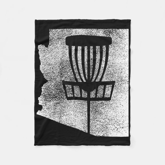 Arizona Disc Golf State With Sket Distressed Graph Fleecefilt (Framsidan)
