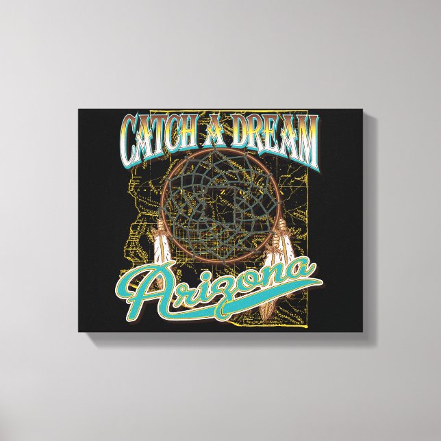 Arizona Dream Catcher Canvastryck (Framsida)