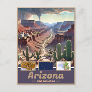 Arizona Dreamscape: Surreal stat Vykort