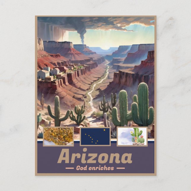 Arizona Dreamscape: Surreal stat Vykort (Framsida)