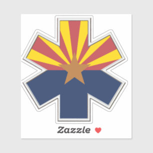 Arizona EMS Star of Life Klistermärken
