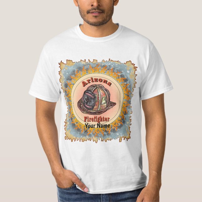 Arizona Firefighter t shirt (Framsida)