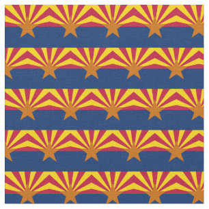 Arizona Flagga & America State Fabric/USA mode Tyg
