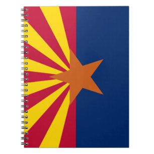 Arizona Flagga, American The Copper State Anteckningsbok