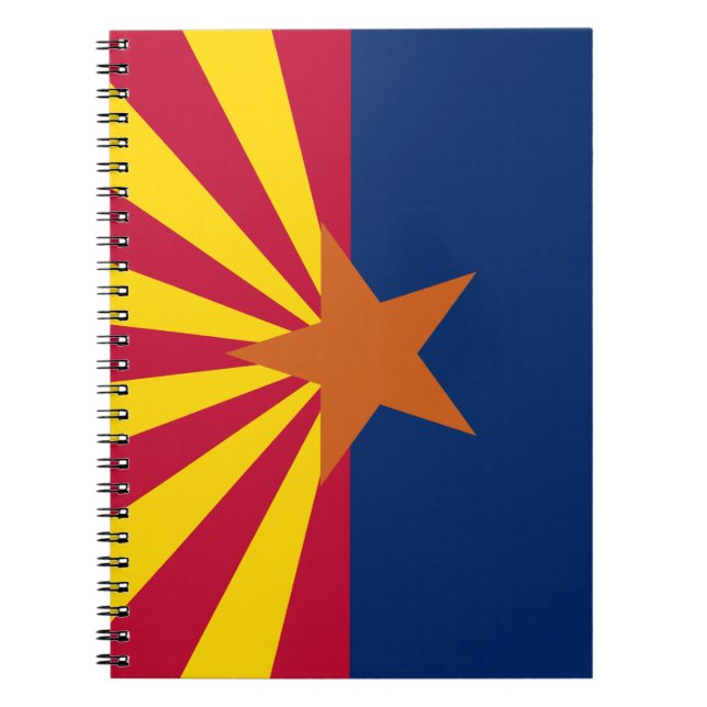 Arizona Flagga, American The Copper State Anteckningsbok (Framsidan)