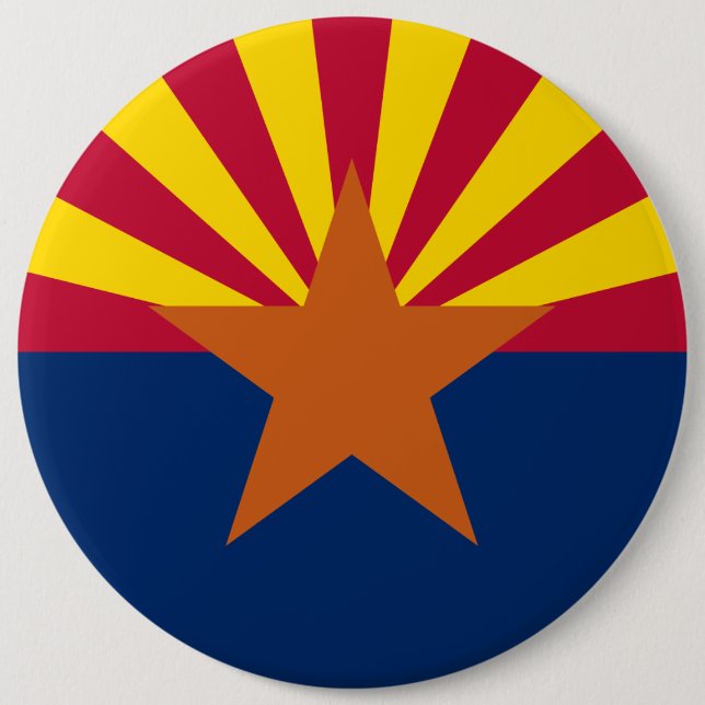 Arizona Flagga, American The Copper State Knapp (Framsida)