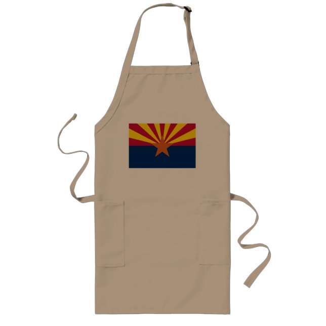 Arizona Flagga, American The Copper State Långt Förkläde (Framsidan)